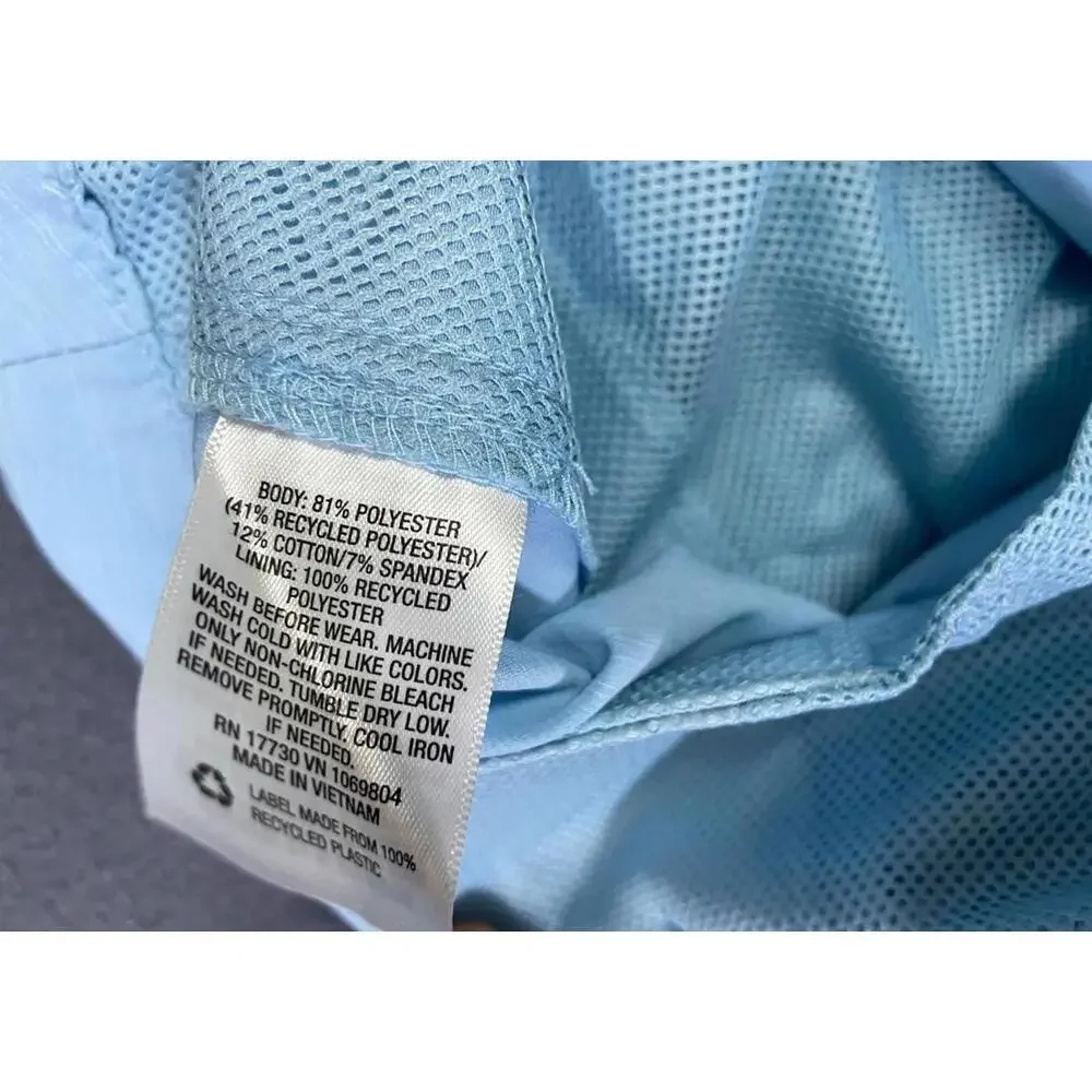 GoodFellow Size 38 Men's UPF 50+ Hybrid Stretch Swim Shorts Light Blue 9